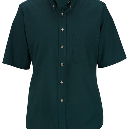 EDWARDS LADIES EASY CARE SHORT SLEEVE POPLIN SHIRT