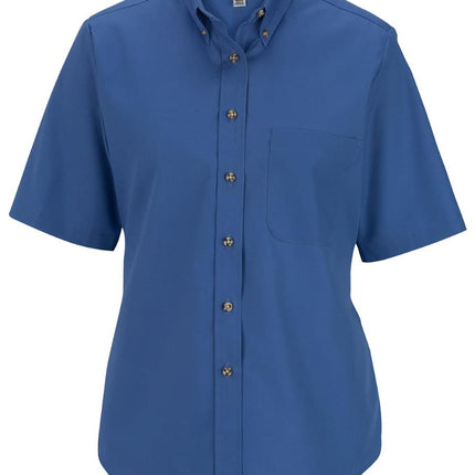 EDWARDS LADIES EASY CARE SHORT SLEEVE POPLIN SHIRT