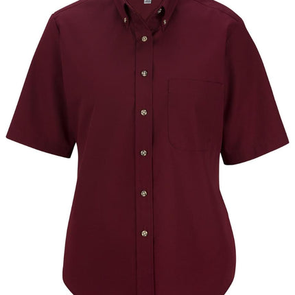 EDWARDS LADIES EASY CARE SHORT SLEEVE POPLIN SHIRT