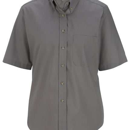 EDWARDS LADIES EASY CARE SHORT SLEEVE POPLIN SHIRT