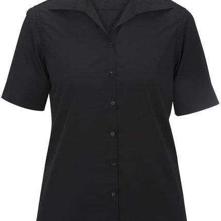 EDWARDS LADIES LIGHTWEIGHT SHORT SLEEVE POPLIN BLOUSE