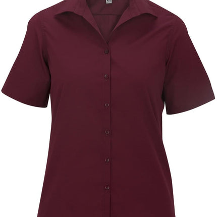EDWARDS LADIES LIGHTWEIGHT SHORT SLEEVE POPLIN BLOUSE