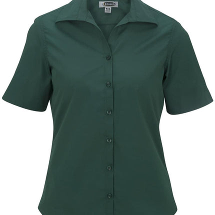 EDWARDS LADIES LIGHTWEIGHT SHORT SLEEVE POPLIN BLOUSE