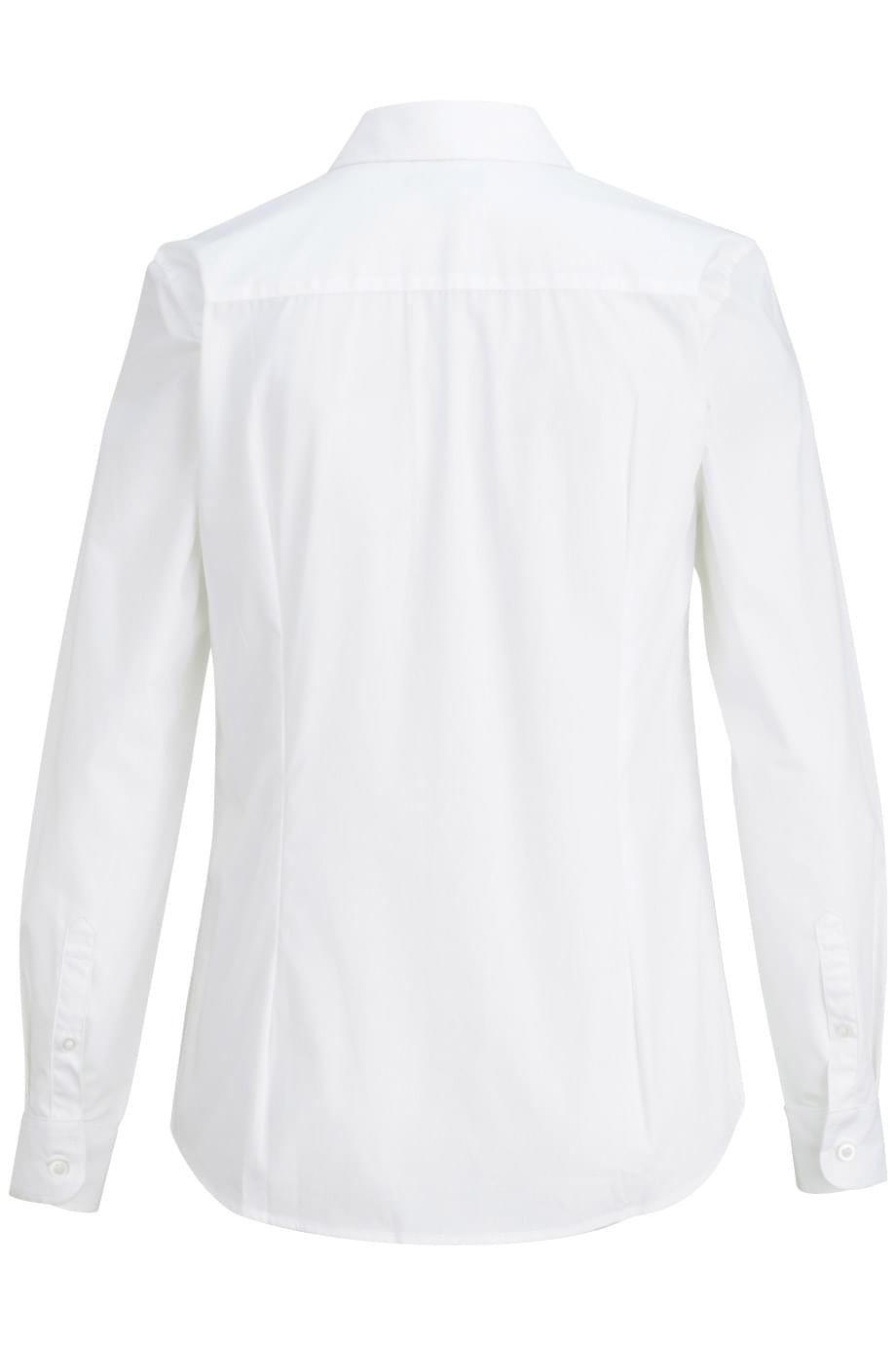 EDWARDS LADIES L/S STRETCH POPLIN BLOUSE
