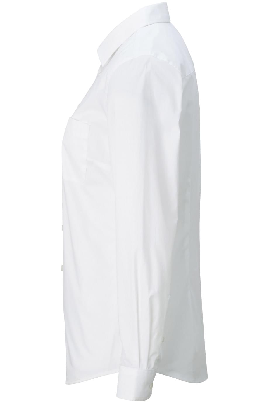EDWARDS LADIES L/S STRETCH POPLIN BLOUSE