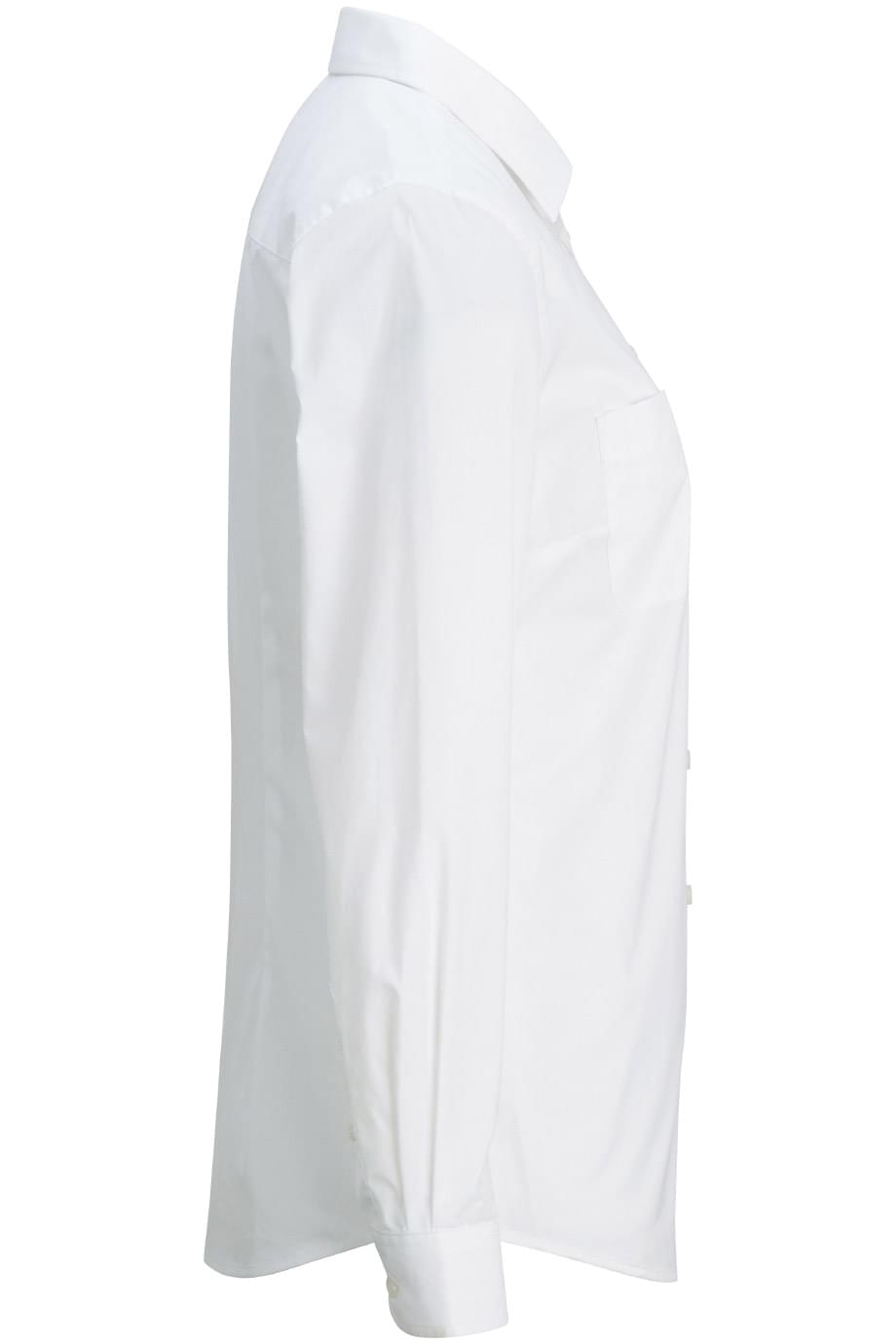 EDWARDS LADIES L/S STRETCH POPLIN BLOUSE