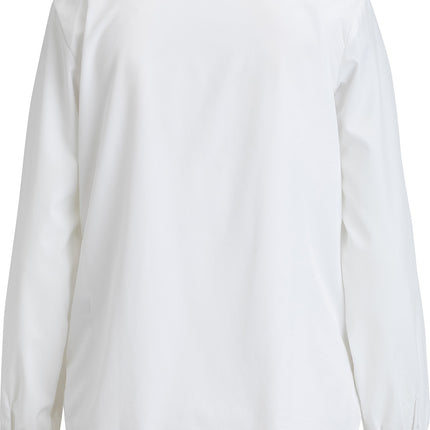 EDWARDS LADIES OPEN V NECK LONG SLEEVE BLOUSE