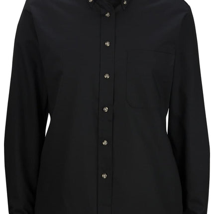 EDWARDS LADIES EASY CARE LONG SLEEVE POPLIN SHIRT