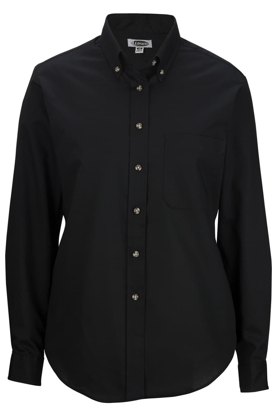 EDWARDS LADIES EASY CARE LONG SLEEVE POPLIN SHIRT