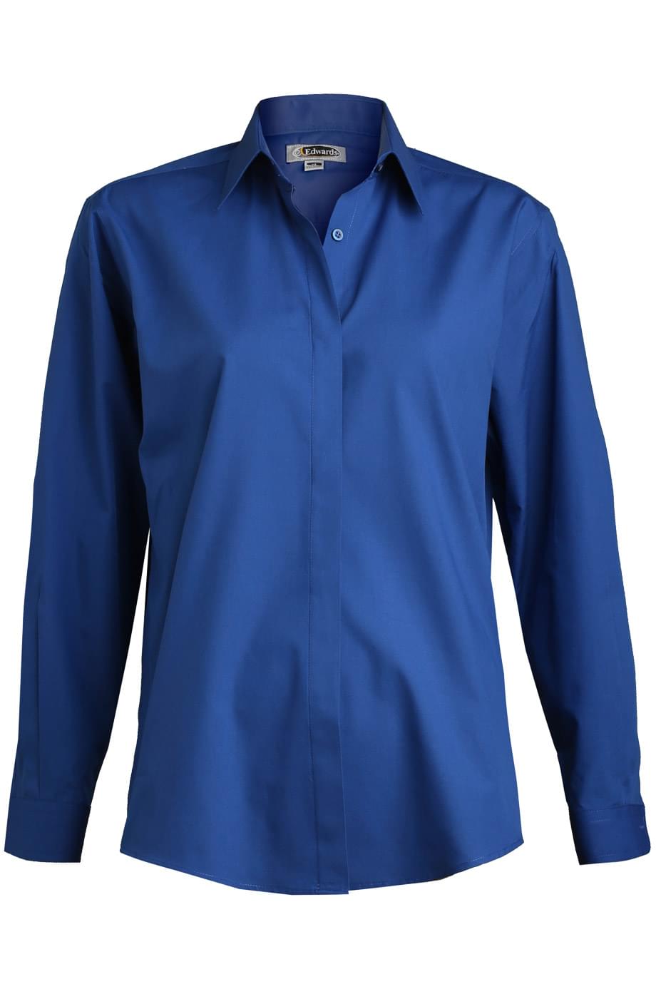 EDWARDS LADIES CAFE SHIRT-LONG SLEEVE