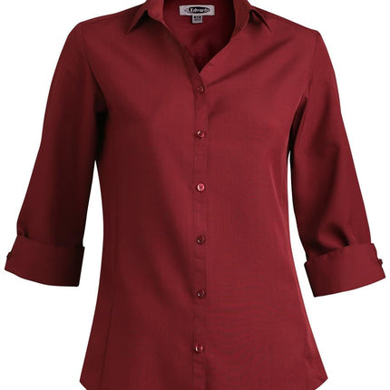 EDWARDS LADIES BATISTE 3/4 SLEEVE BLOUSE