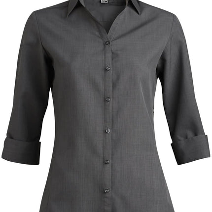 EDWARDS LADIES BATISTE 3/4 SLEEVE BLOUSE