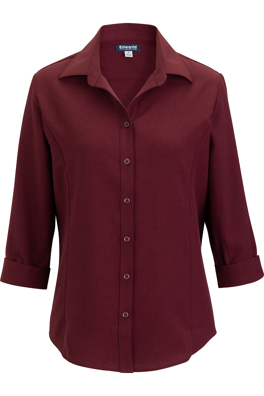 EDWARDS FLEXBATISTE THREE QUARTER SLEEVE LADIES SHIRT