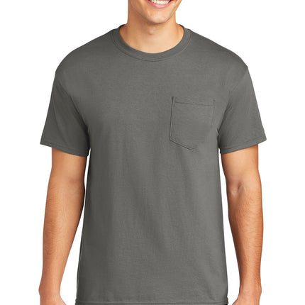 Gildan  ® Heavy Cotton    100% Cotton Pocket T-Shirt. 5300