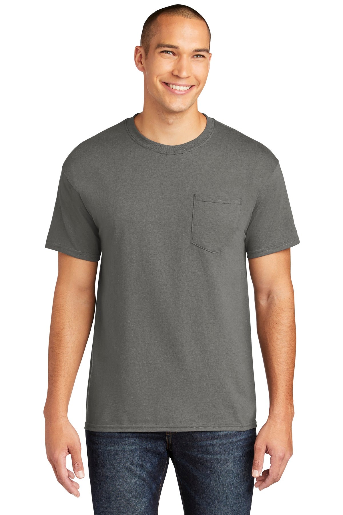 Gildan ® Heavy Cotton ™ 100% Cotton Pocket T-Shirt 5300