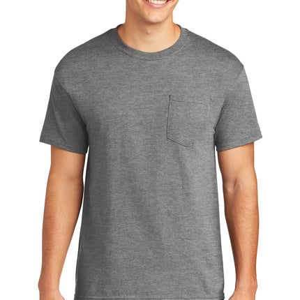 Gildan  ® Heavy Cotton    100% Cotton Pocket T-Shirt. 5300