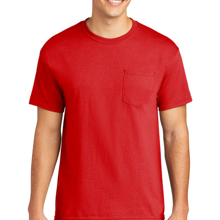 Gildan  ® Heavy Cotton    100% Cotton Pocket T-Shirt. 5300