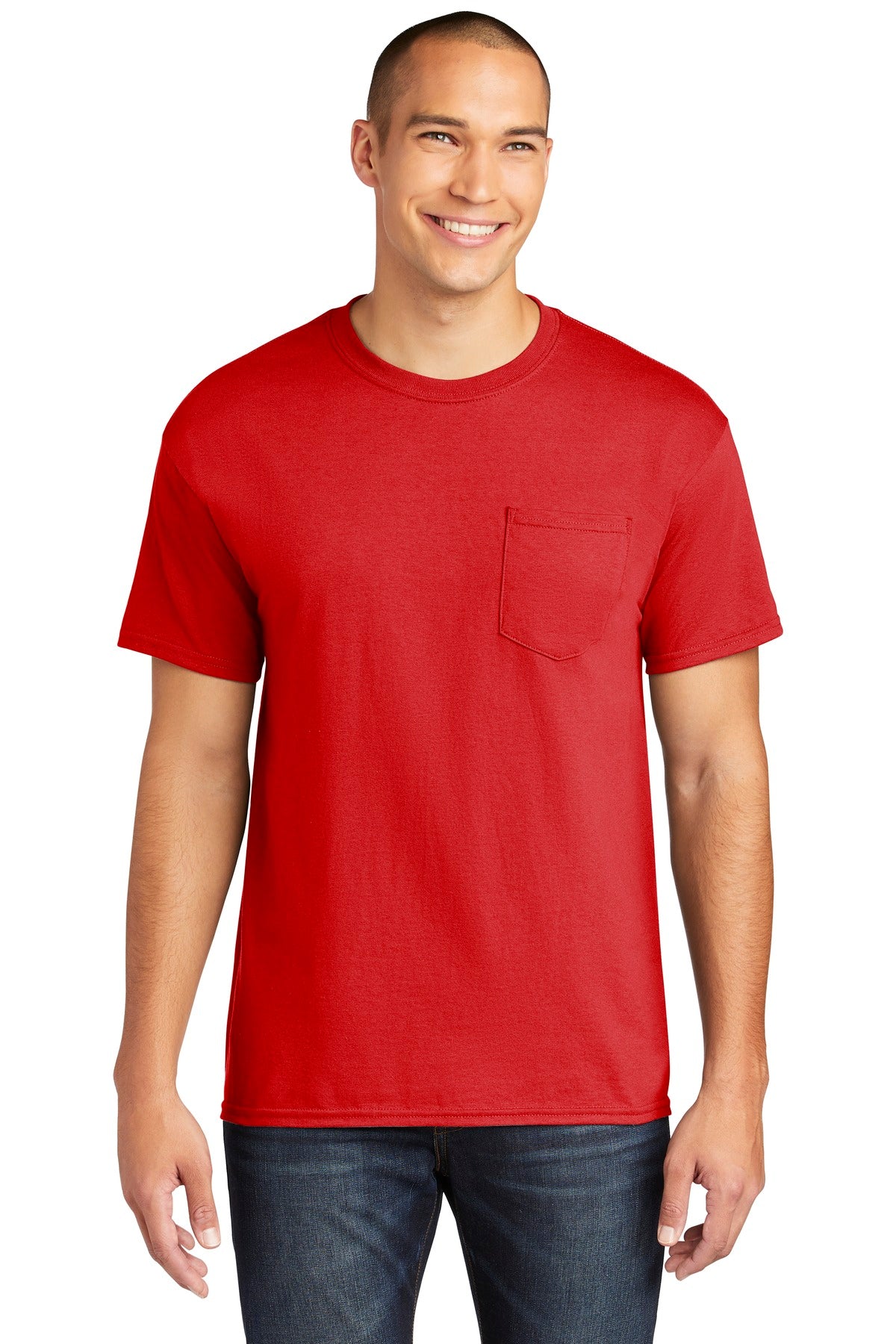 Gildan ® Heavy Cotton ™ 100% Cotton Pocket T-Shirt 5300