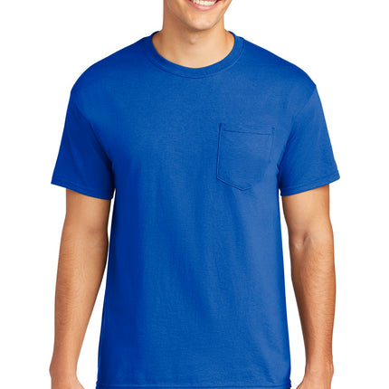 Gildan  ® Heavy Cotton    100% Cotton Pocket T-Shirt. 5300