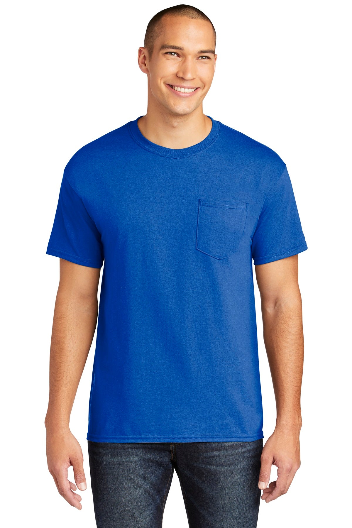 Gildan ® Heavy Cotton ™ 100% Cotton Pocket T-Shirt 5300