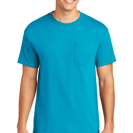 Gildan  ® Heavy Cotton    100% Cotton Pocket T-Shirt. 5300