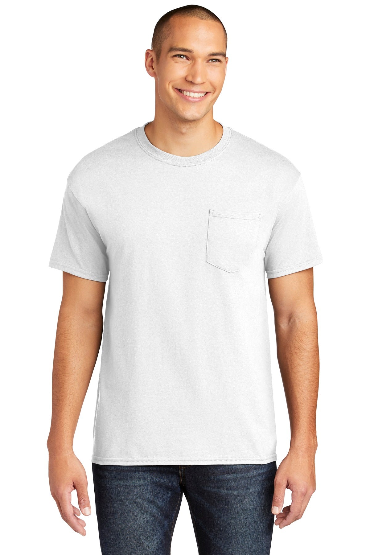 Gildan ® Heavy Cotton ™ 100% Cotton Pocket T-Shirt 5300
