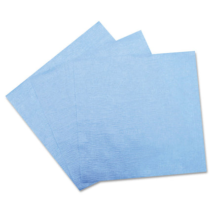 Sontara Ec Engineered Cloths, 12 X 12, Blue, 100/pack, 10 Packs/carton