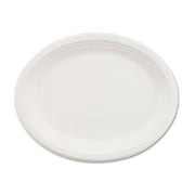 Classic Paper Dinnerware, Platter, 9.75 x 12.5, White, 500/Carton