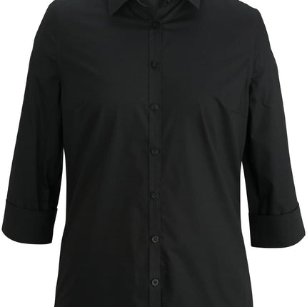 EDWARDS LADIES 3/4 SLEEVE STRETCH BROADCLOTH SHIRT