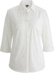EDWARDS ESSENTIAL BROADCLOTH THREE QUARTER SLEEVE LADIES SHIRT