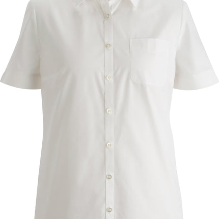 EDWARDS LADIES ESSENTIAL BROADCLOTH SHIRT SHORT SLEEVE
