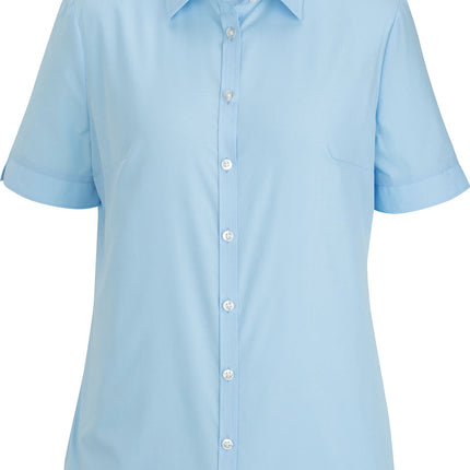 EDWARDS LADIES ESSENTIAL BROADCLOTH SHIRT SHORT SLEEVE