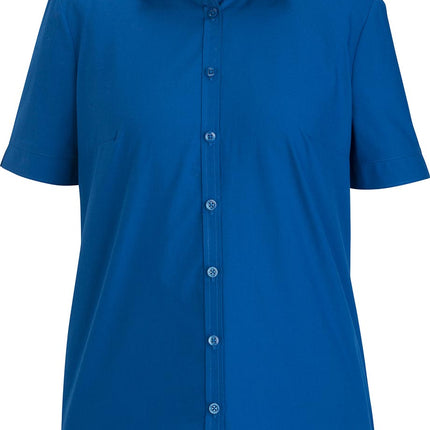 EDWARDS LADIES ESSENTIAL BROADCLOTH SHIRT SHORT SLEEVE
