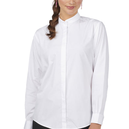 EDWARDS LADIES BANDED COLLAR SHIRT