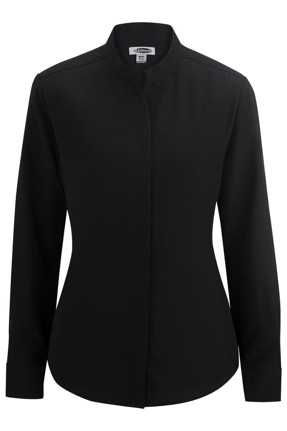 EDWARDS LADIES STAND-UP COLLAR SHIRT