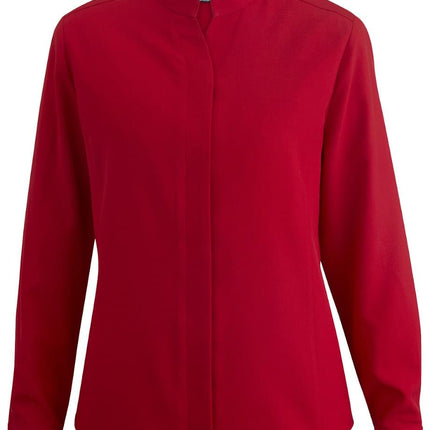 EDWARDS LADIES STAND-UP COLLAR SHIRT