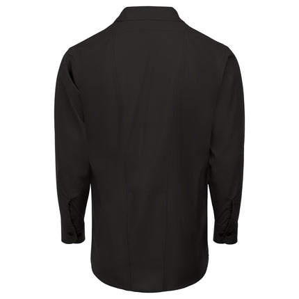 Dickies® Men's Industrial WorkTech Ventilated Long-Sleeve Work Shirt With Cooling Mesh / LL51BK