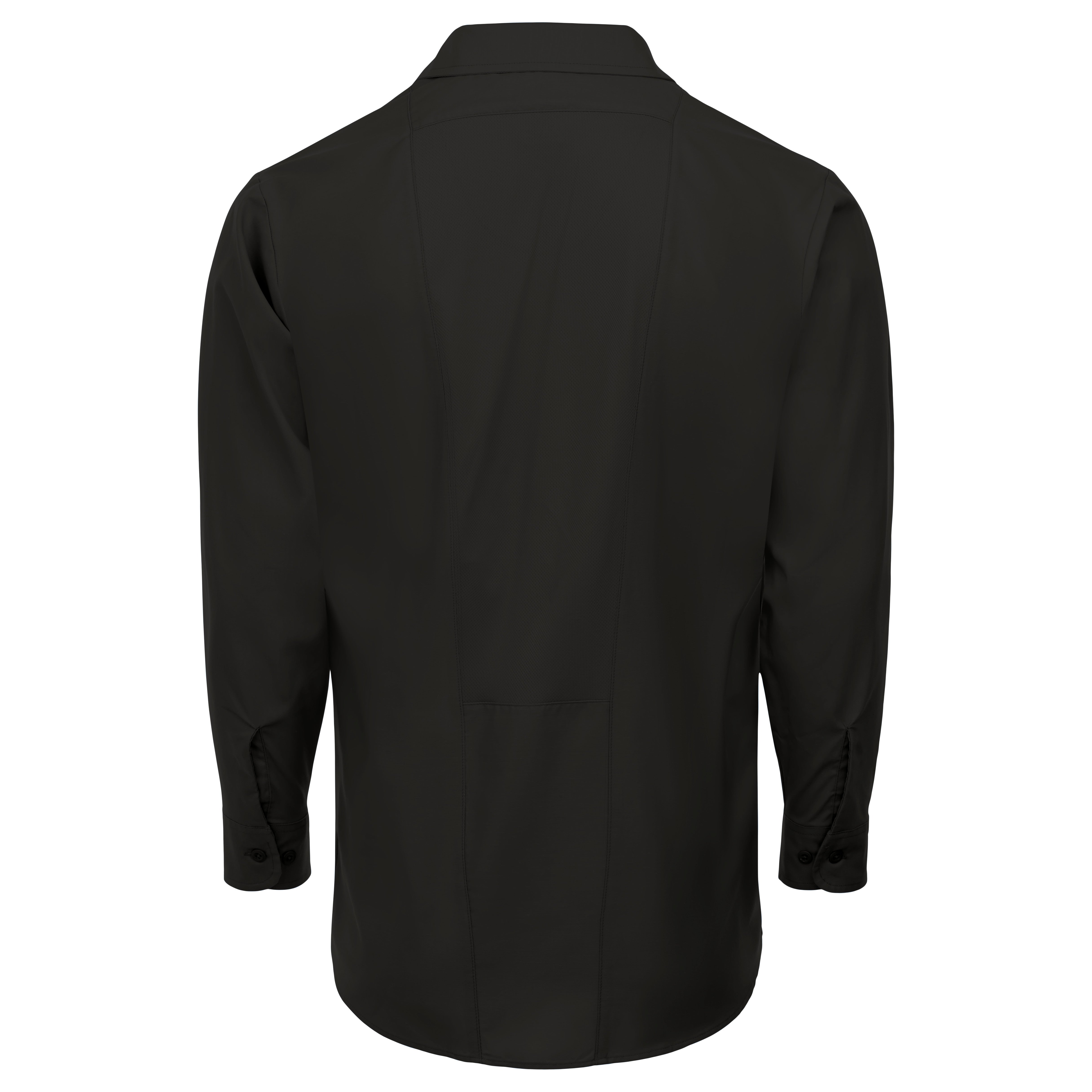 Dickies® Men's Industrial WorkTech Ventilated Long-Sleeve Work Shirt With Cooling Mesh / LL51BK