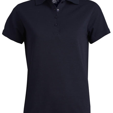 EDWARDS LADIES BLENDED PIQUE SHORT SLEEVE POLO
