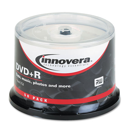 Dvd-R Recordable Disc, 4.7 Gb, 16x, Spindle, Silver, 50/pack