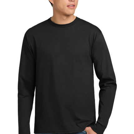 Hanes ® - Authentic 100% Cotton Long Sleeve T-Shirt.  5586