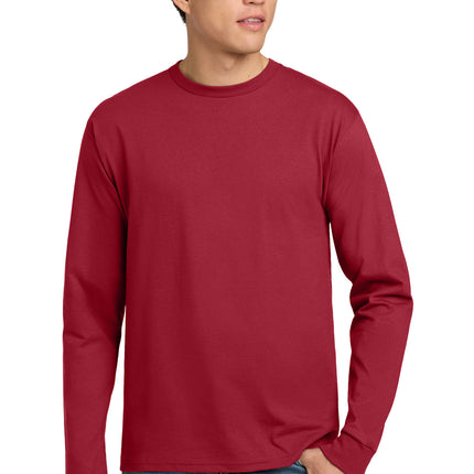 Hanes ® - Authentic 100% Cotton Long Sleeve T-Shirt.  5586