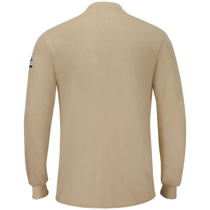 Bulwark® Men's Long Sleeve Lightweight Henley Shirt / SML8KH