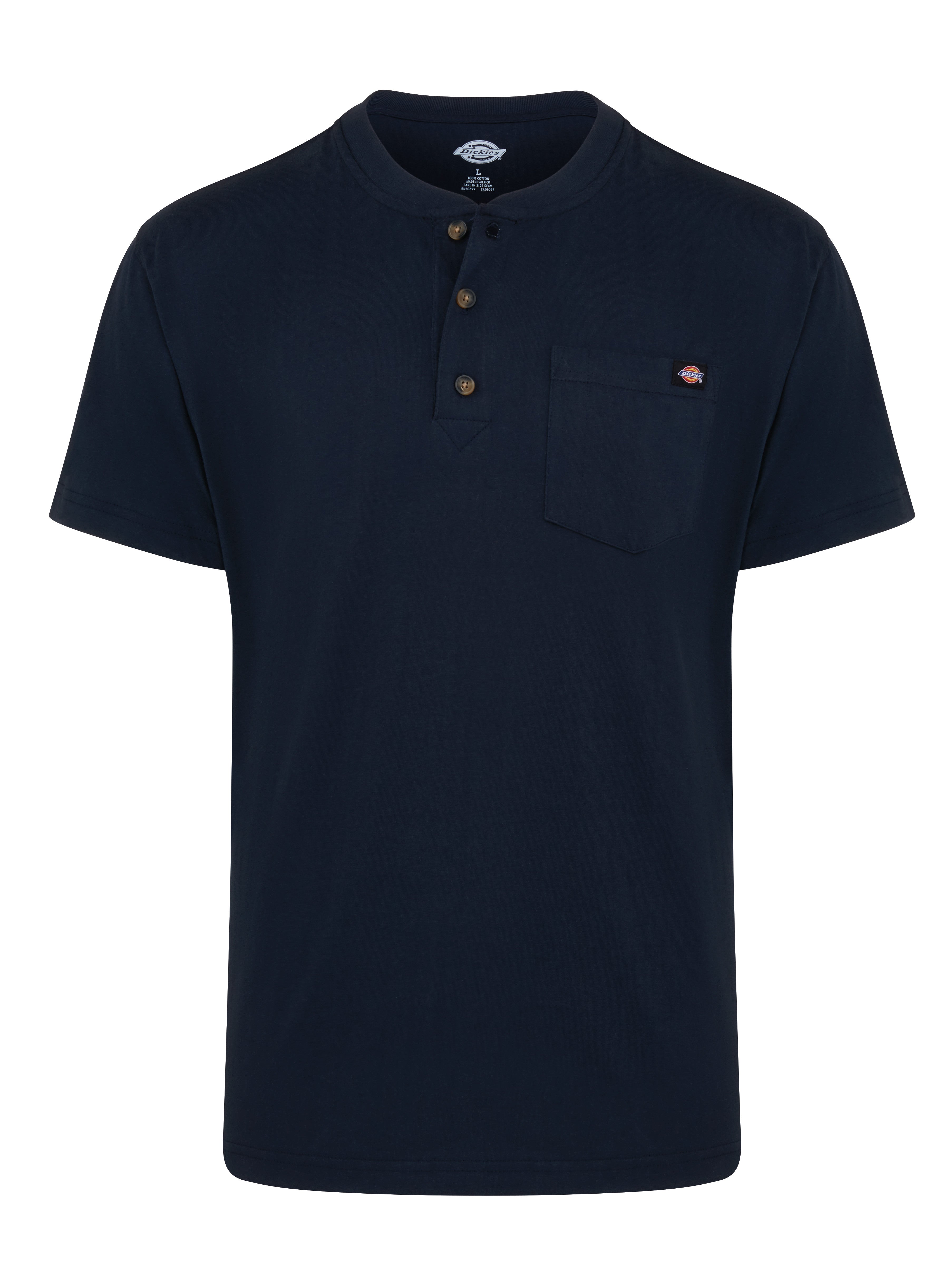 Dickies® Men's Short-Sleeve Traditional Heavyweight Henley / WS51DN