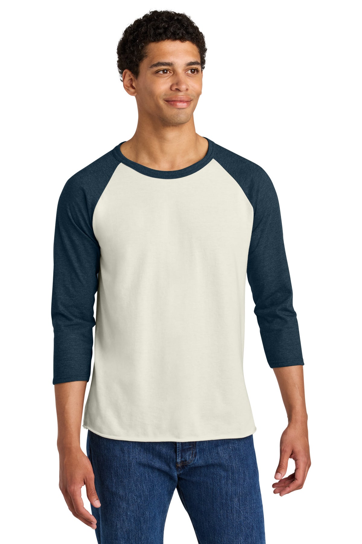 Jerzees® Unisex Premium Blend Combed Ring Spun 3/4-Sleeve Raglan 560R