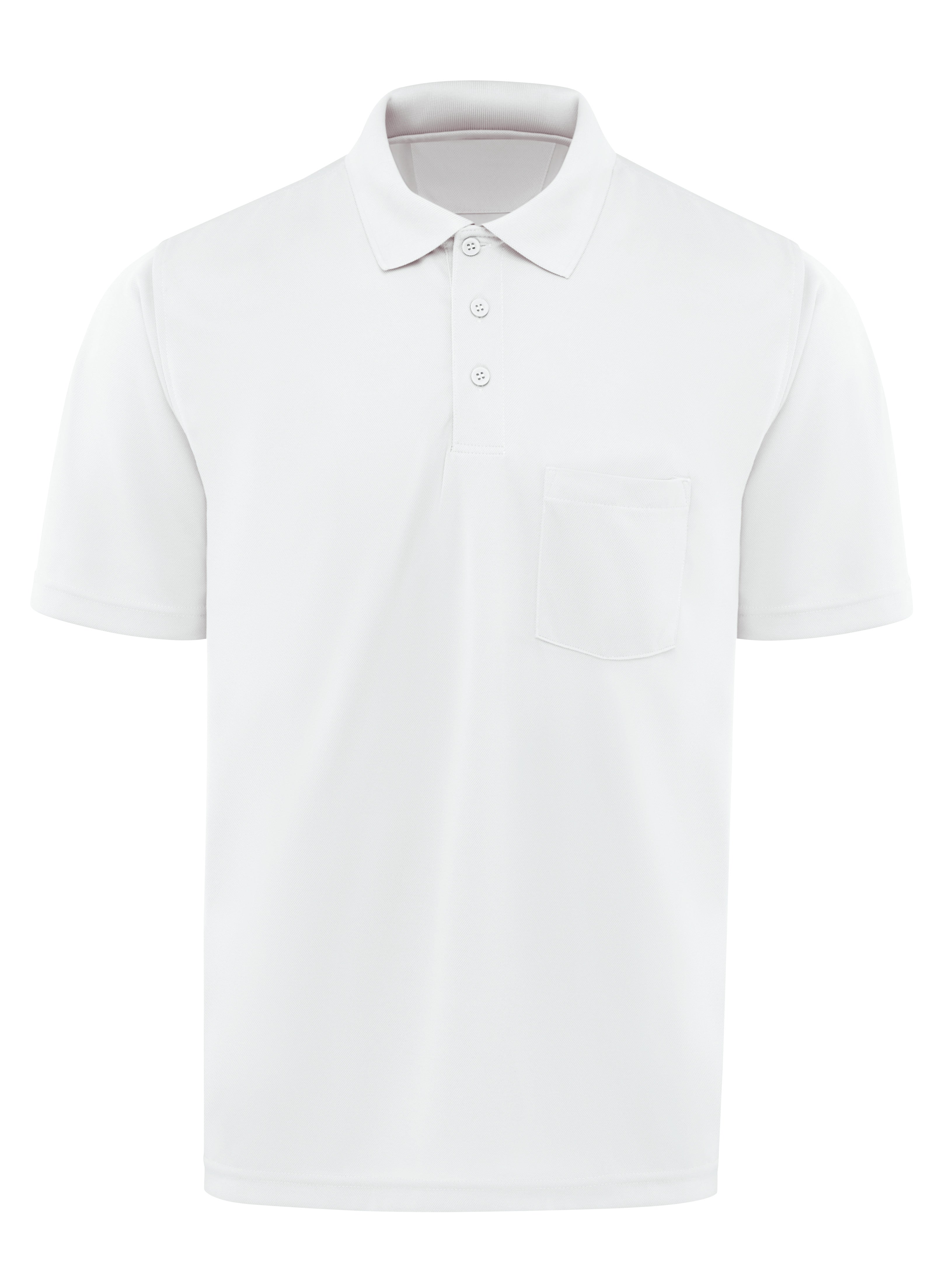 Red Kap® Men's Short Sleeve Performance Knit® Pocket Polo / SK98WH