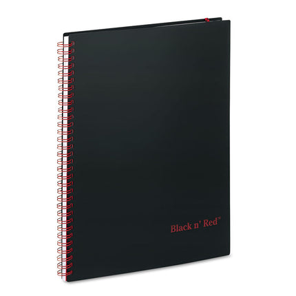 Flexible Cover Twinwire Notebooks, SCRIBZEE Compatible, 1-Subject, Wide/Legal Rule, Black/Red Cover, (70) 11 x 8.5 Sheets