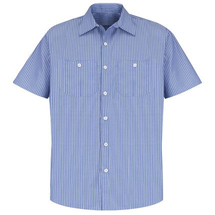 Red Kap® Men's Short Sleeve Striped Work Shirt / SP20BW