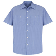 Red Kap® Men's Short Sleeve Striped Work Shirt / SP20BW