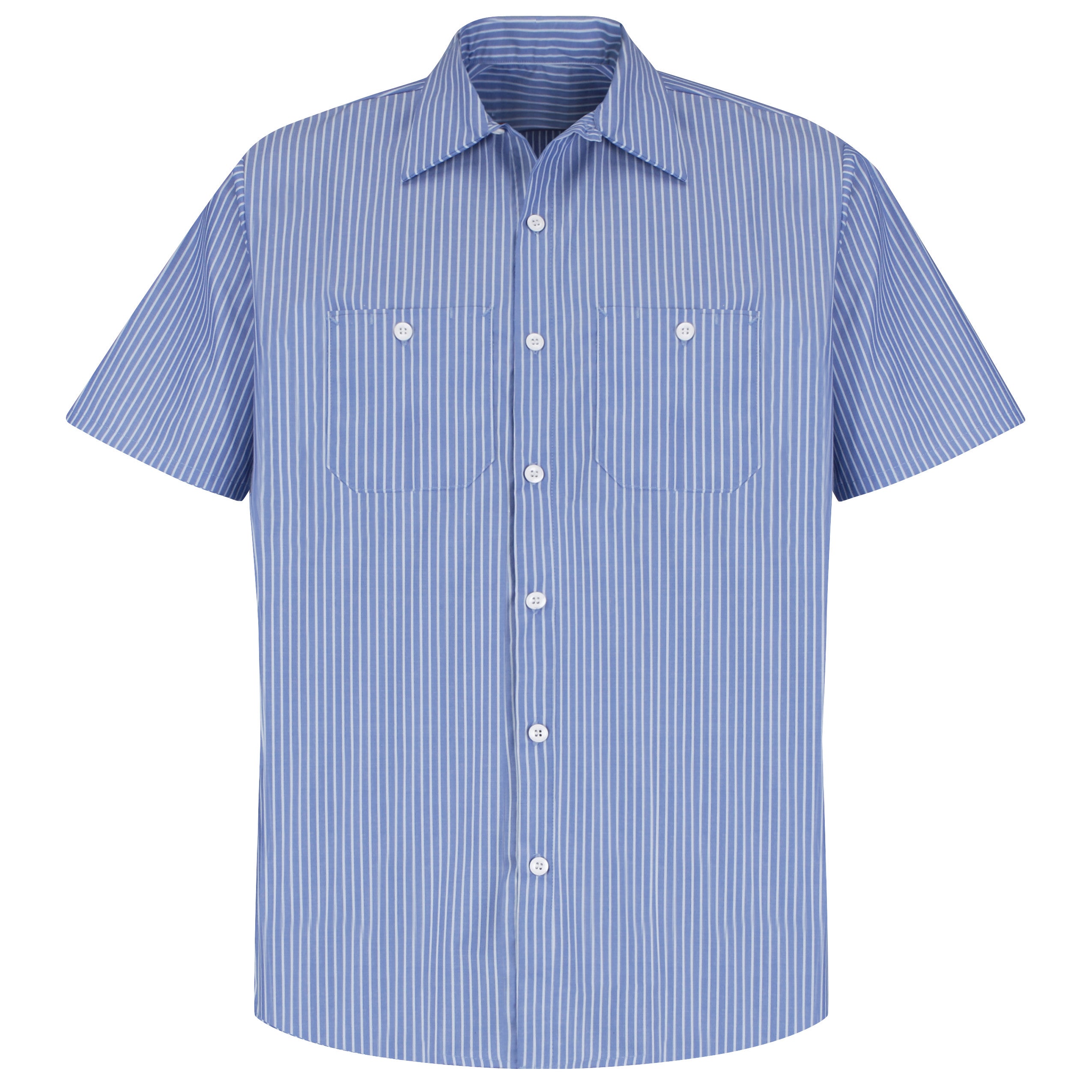 Red Kap® Men's Short Sleeve Striped Work Shirt / SP20BW